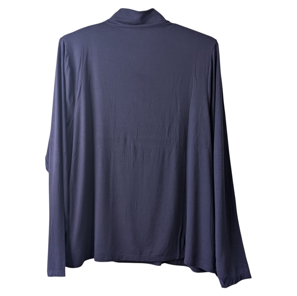 JOAN RIVERS WOMEN'S TWILIGHT WARDROBE BUILDERS BUTTERSOFT FUNNEL NECK SIZE XL - Picture 3 of 7